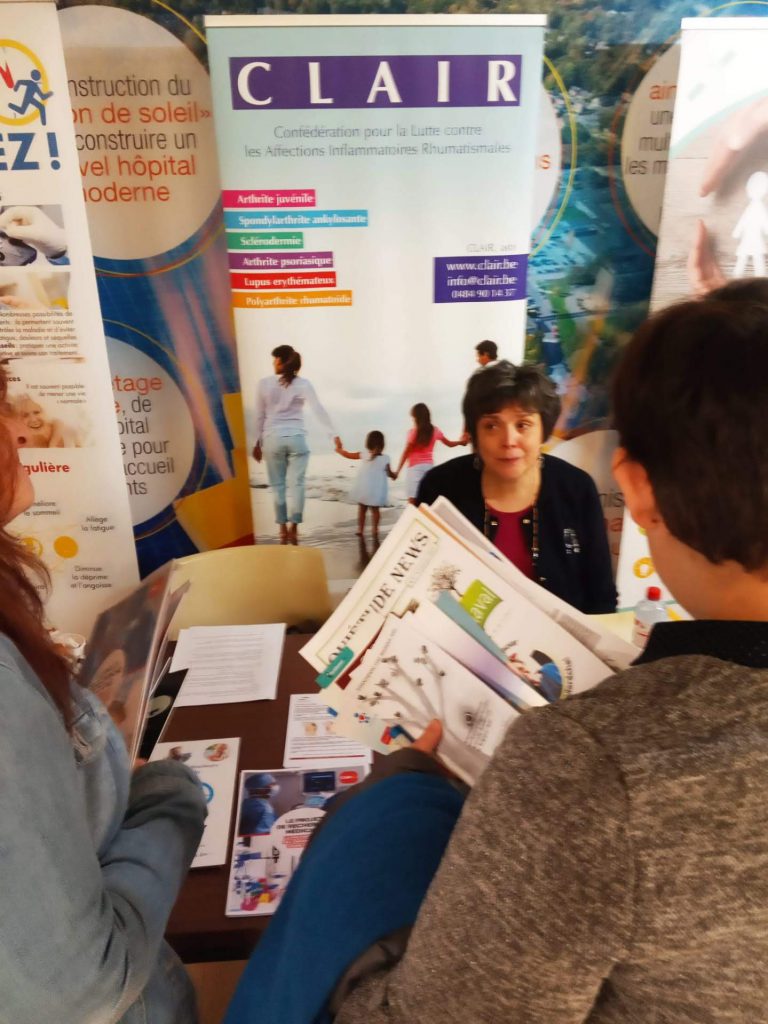 Informations pratiques journée des associations – hôpital André Vésale – 7 novembre 2019